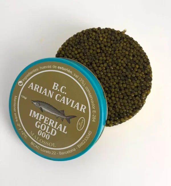 caviar barcelona irani imperial gold packaging
